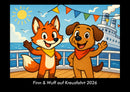Finn & Wuff auf Kreuzfahrt Fotokalender 2026 - Hauptbild
