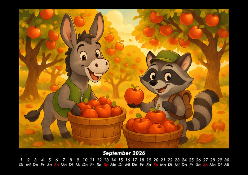Huf & Rocco Abenteuer durchs Jahr Fotokalender 2026 - 9