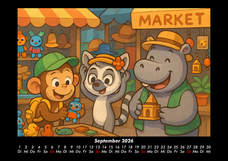 Milo, Lulu & Sash in Bangkok Fotokalender 2026 - 9