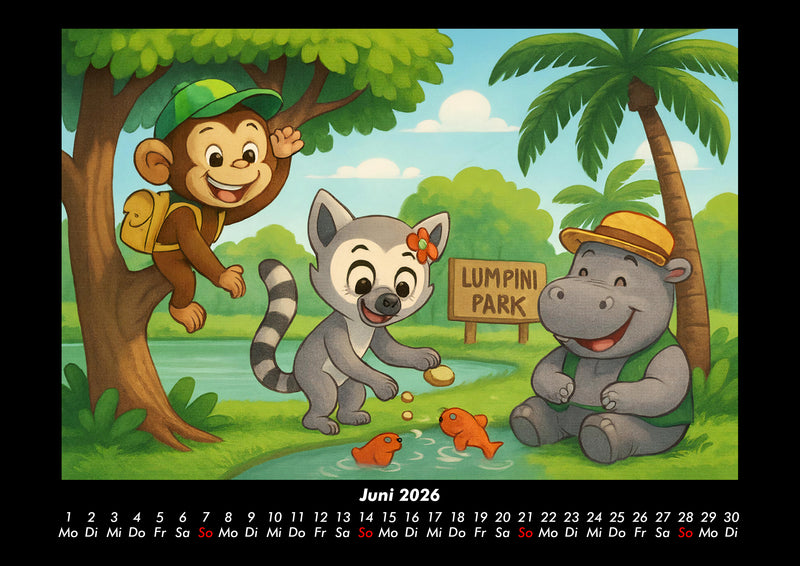 Milo, Lulu & Sash in Bangkok Fotokalender 2026 - 6