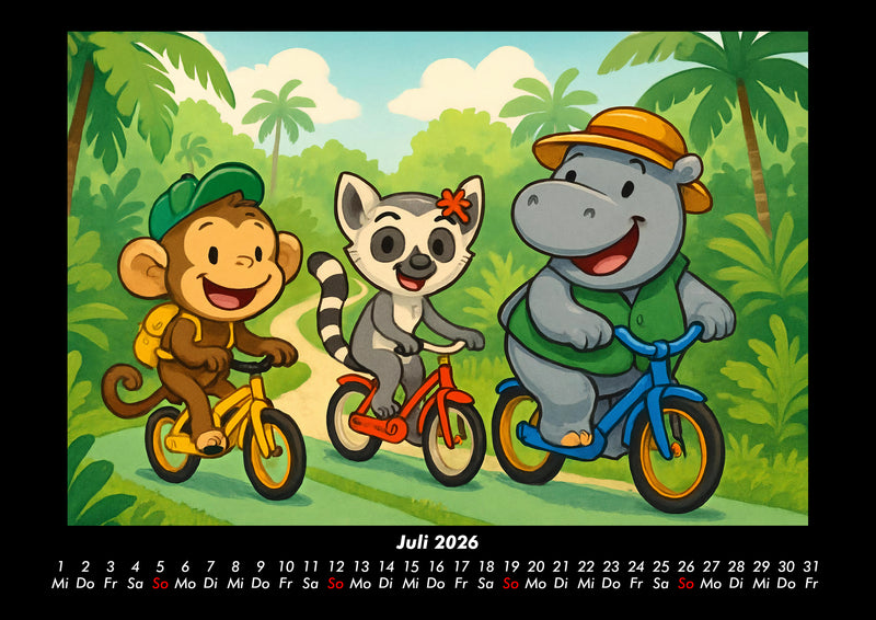 Milo, Lulu & Sash in Bangkok Fotokalender 2026 - 7