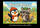 Pico & Rocco bauen ein Haus Fotokalender 2026 - Hauptbild