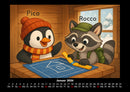 Pico & Rocco bauen ein Haus Fotokalender 2026 - 1