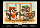 Pico & Rocco bauen ein Haus Fotokalender 2026 - 3