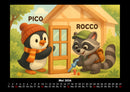 Pico & Rocco bauen ein Haus Fotokalender 2026 - 5