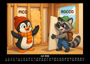 Pico & Rocco bauen ein Haus Fotokalender 2026 - 7