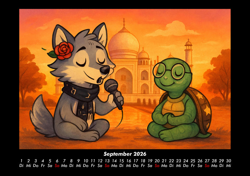 Rose & Taz - Reise um die Welt Fotokalender 2026 - 9