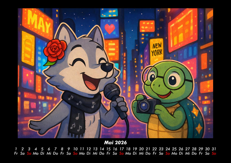 Rose & Taz - Reise um die Welt Fotokalender 2026 - 5