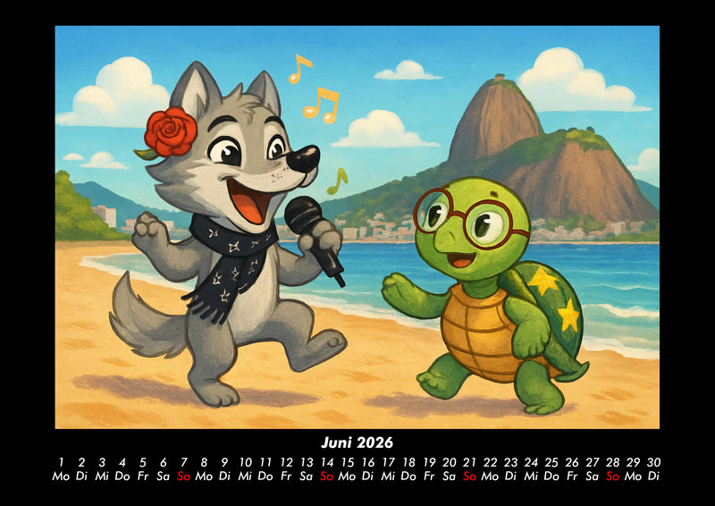 Rose & Taz - Reise um die Welt Fotokalender 2026 - 6