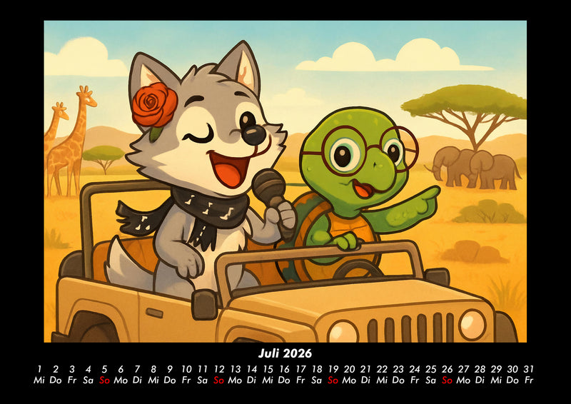 Rose & Taz - Reise um die Welt Fotokalender 2026 - 7