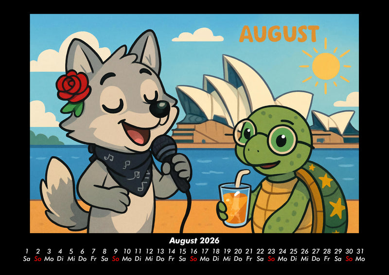 Rose & Taz - Reise um die Welt Fotokalender 2026 - 8