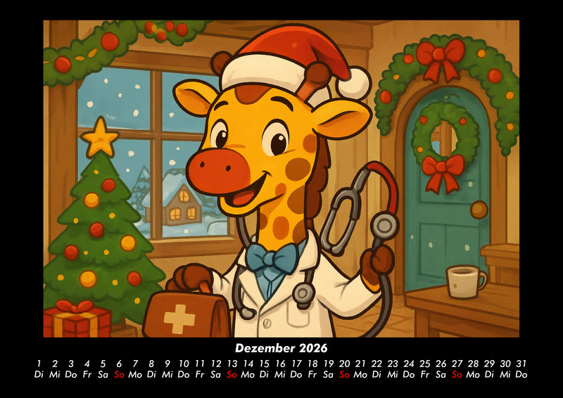 Nala entdeckt ihren Beruf als Ärztin Fotokalender 2026 - 12
