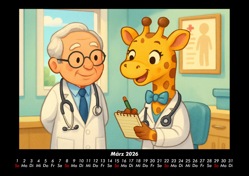 Nala entdeckt ihren Beruf als Ärztin Fotokalender 2026 - 3