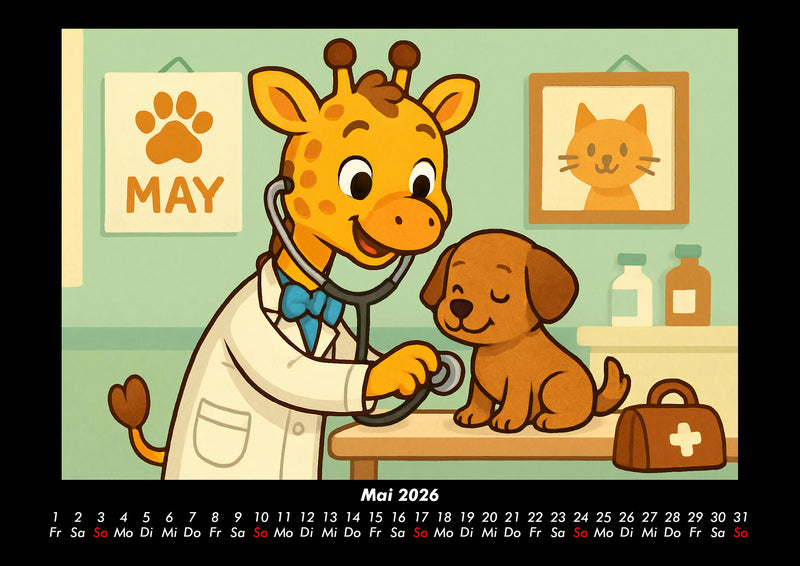 Nala entdeckt ihren Beruf als Ärztin Fotokalender 2026 - 5