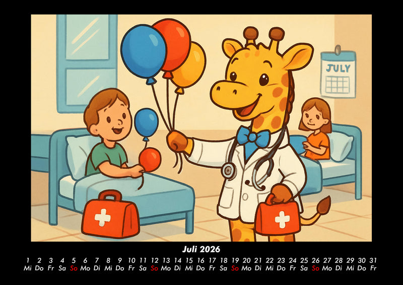 Nala entdeckt ihren Beruf als Ärztin Fotokalender 2026 - 7