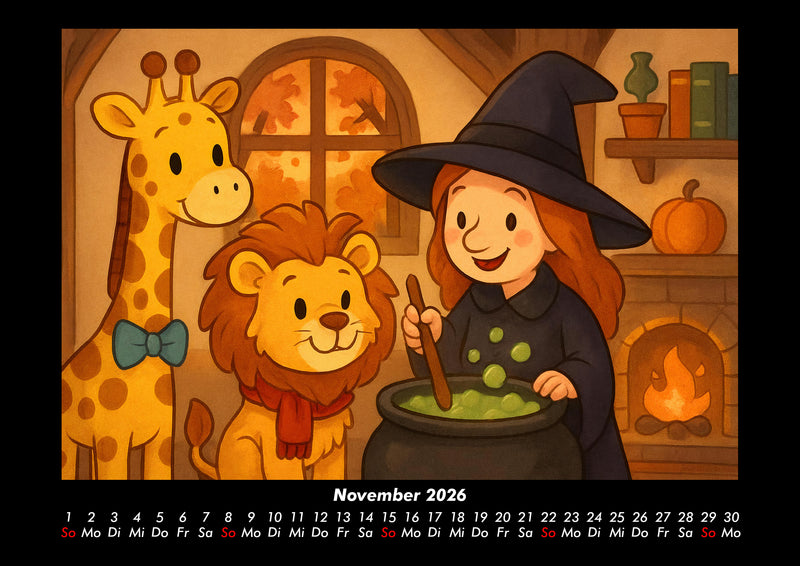 Nala & Buschi in märchenhaften Welten Fotokalender 2026 - 11