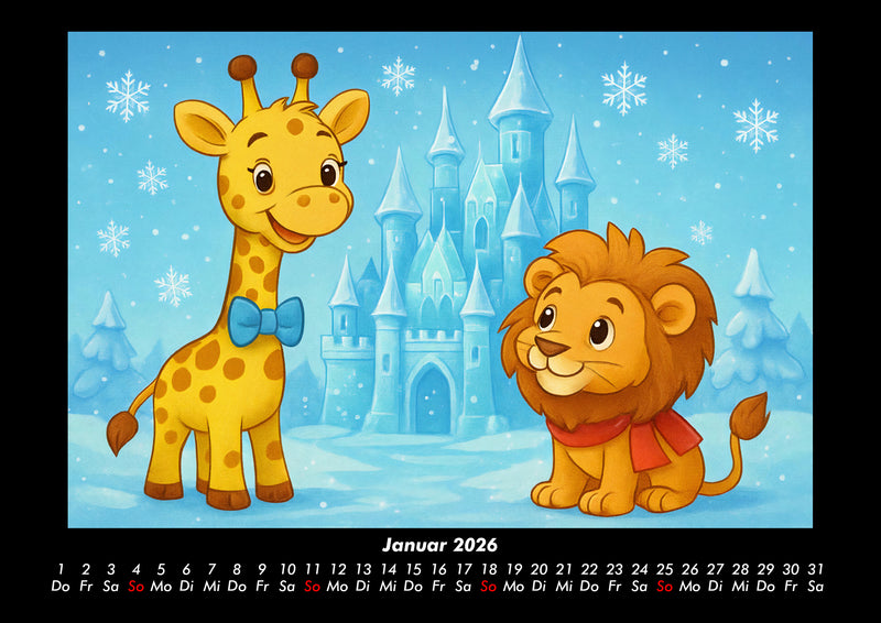 Nala & Buschi in märchenhaften Welten Fotokalender 2026 - 1