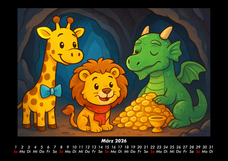 Nala & Buschi in märchenhaften Welten Fotokalender 2026 - 3
