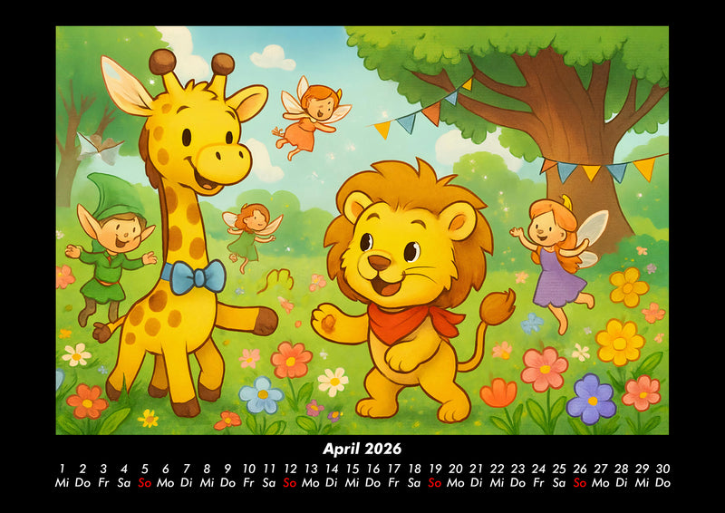 Nala & Buschi in märchenhaften Welten Fotokalender 2026 - 4