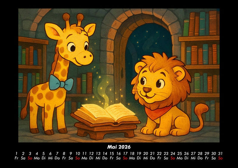 Nala & Buschi in märchenhaften Welten Fotokalender 2026 - 5