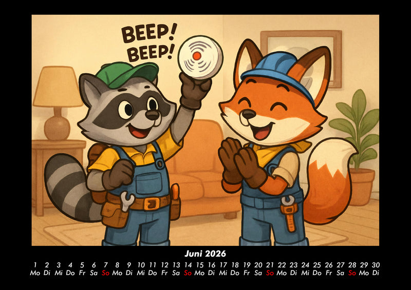 Rocco & Finn - Auf dem Weg zum Elektriker Fotokalender 2026 - 6