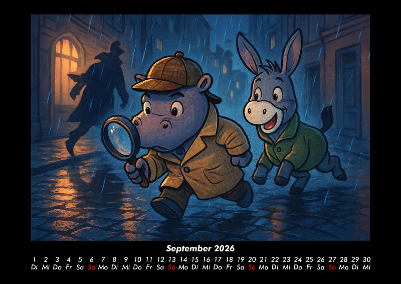 Sashito & Huf - Geheimnisvolle Mission Fotokalender 2026 - 9