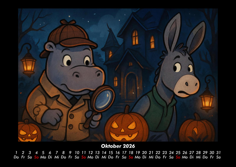 Sashito & Huf - Geheimnisvolle Mission Fotokalender 2026 - 10