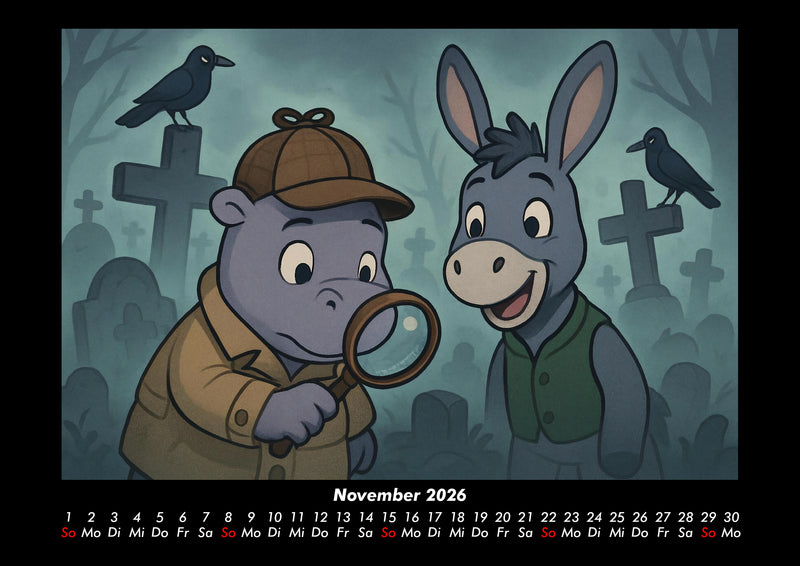 Sashito & Huf - Geheimnisvolle Mission Fotokalender 2026 - 11