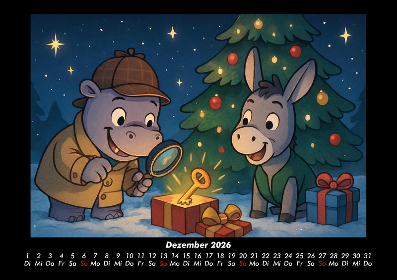 Sashito & Huf - Geheimnisvolle Mission Fotokalender 2026 - 12