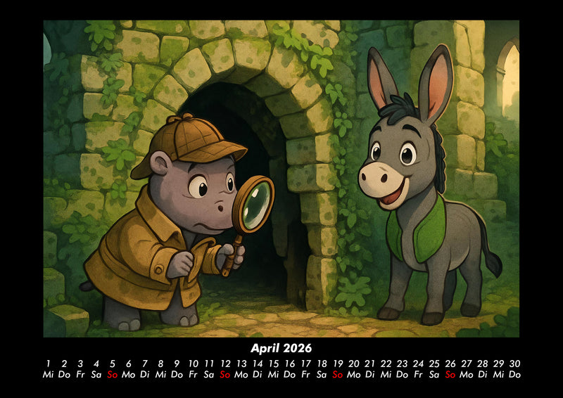 Sashito & Huf - Geheimnisvolle Mission Fotokalender 2026 - 4