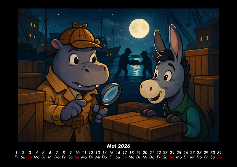 Sashito & Huf - Geheimnisvolle Mission Fotokalender 2026 - 5
