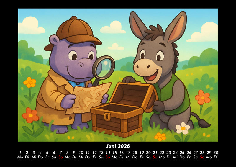 Sashito & Huf - Geheimnisvolle Mission Fotokalender 2026 - 6