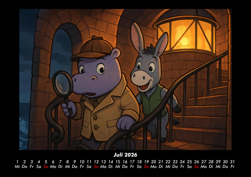 Sashito & Huf - Geheimnisvolle Mission Fotokalender 2026 - 7
