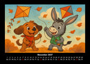 Wuff & Huf - Festliche Freundschaft Fotokalender 2027 - 11