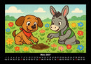Wuff & Huf - Festliche Freundschaft Fotokalender 2027 - 3