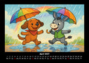 Wuff & Huf - Festliche Freundschaft Fotokalender 2027 - 4