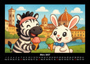 Zara & Bouncy in Italien Fotokalender 2027 - 3