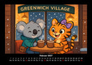 Kiki & Tina - Ein Jahr in New York Fotokalender 2027 - 2