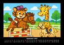 Tina & Nala bei den Olympischen Spielen Fotokalender 2027 - 9