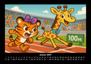 Tina & Nala bei den Olympischen Spielen Fotokalender 2027 - 1