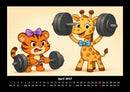 Tina & Nala bei den Olympischen Spielen Fotokalender 2027 - 4