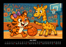 Tina & Nala bei den Olympischen Spielen Fotokalender 2027 - 6
