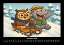 Ollie & Sash - Sportliche Abenteuer Fotokalender 2027 - 12