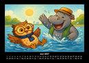 Ollie & Sash - Sportliche Abenteuer Fotokalender 2027 - 6