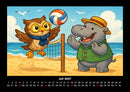 Ollie & Sash - Sportliche Abenteuer Fotokalender 2027 - 7