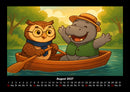 Ollie & Sash - Sportliche Abenteuer Fotokalender 2027 - 8