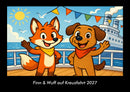 Finn & Wuff auf Kreuzfahrt Fotokalender 2027 - Hauptbild