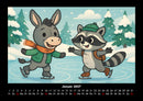 Huf & Rocco Abenteuer durchs Jahr Fotokalender 2027 - 1