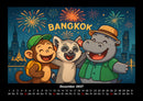Milo, Lulu & Sash in Bangkok Fotokalender 2027 - 12