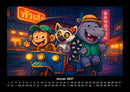 Milo, Lulu & Sash in Bangkok Fotokalender 2027 - 1